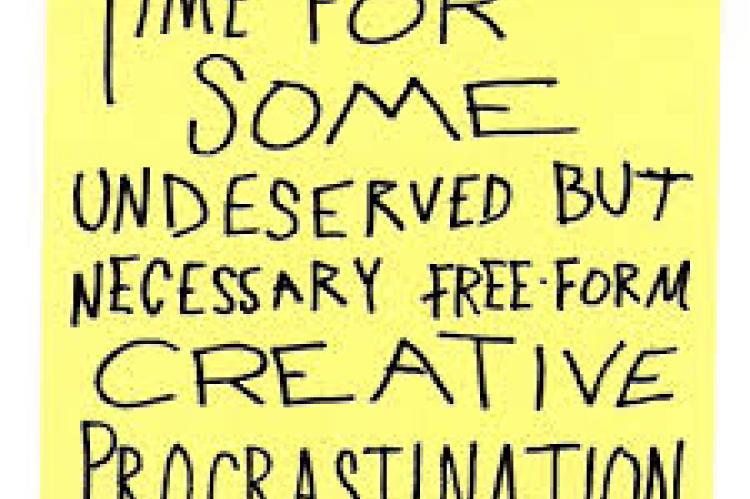 Time For Procrastination Sign